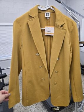 Anne Klein Marigold Blazer - Mustard Yellow